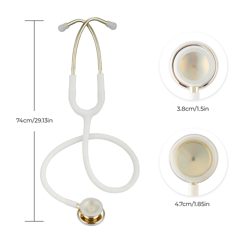Medical Double Sided Stethoscope Professional Portable Cardiology Stethoscope Medical Equipment Nurse Doctor Stethoscope
