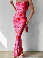 Women's Dresses Blue Jean Print Sleeveless Strapless Midi Bodycon Maxi Dress 2026 Sexy Vestidos Club Party Evening Sundress