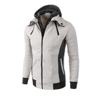2024 New Autumn Men Sweatshirts Long Sleeve Jacket Hoodie Zipper Closure Jacket Male Hoodies Sweatshirt Slim Fit Male Clothing