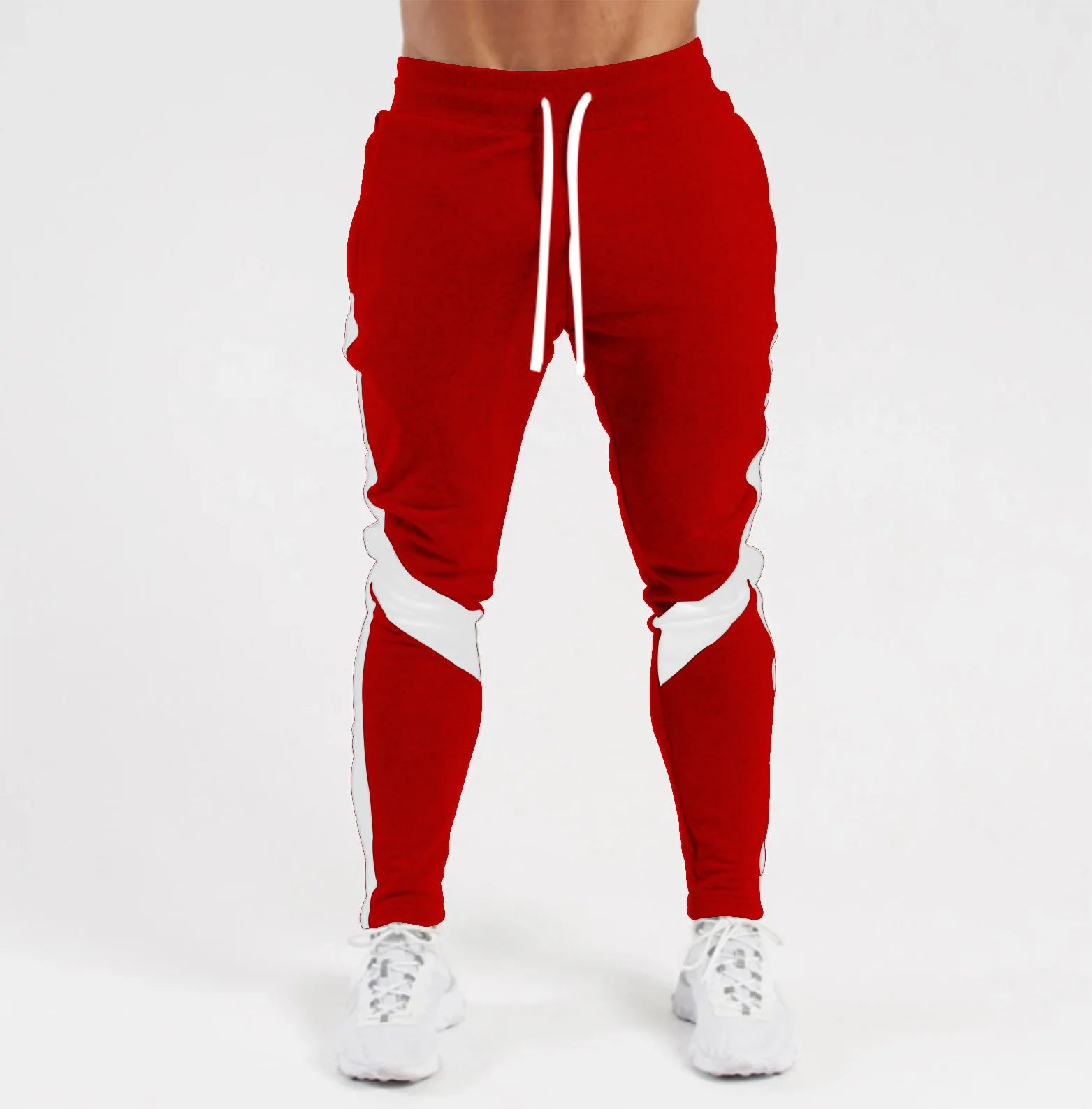 Men Fashion Quick Dry Pants Lightweight Hiking Jogging Running Trousers Breathable Workout Gym Ankle Tied Athletic Pants