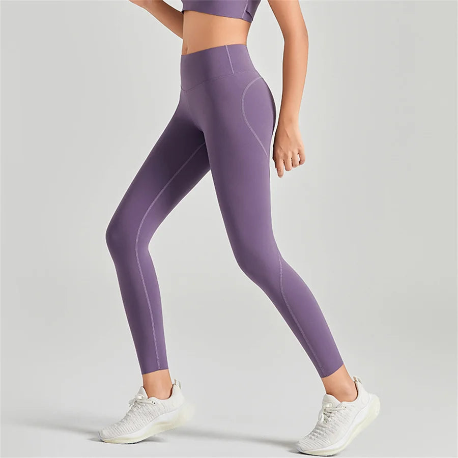 Summer Yoga Leggings For Women High Waist Breathable Quick Drying Pilates Running Jogging Fitness Girls Long Pants Gym Workout Main image
