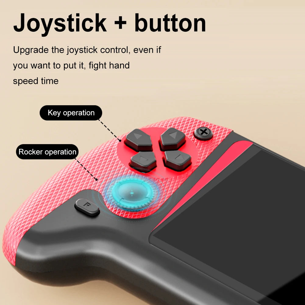 Retro Handheld Game Console 3.5inch LCD Screen Built-in 500 Games Gaming Console 1200mAh Nostalgic Game Console for Kids Adults