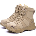 Work Boots Indestructible Safety Shoes Men Steel Toe Shoes Puncture-Proof Sneakers Women Non Slip Work Shoes Male Tactical Boots