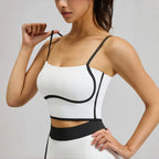 Women's Yoga Sports Bras Padded Gym Top Beauty Back Workout Crop Top Adjustable Shoulder Strap Fitness Bra Tight Yoga Wear