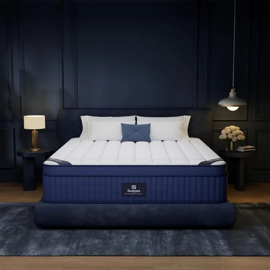 XL Mattresses, 12 Inch Twin XL Mattress in a Box, Medium Pocket Spring and Gel Memory Foam Hybrid Mattress for Superior Comfort