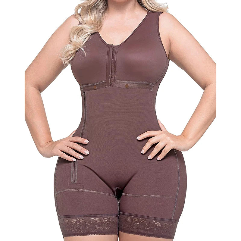 Body Shaper Faja Bodysuit Corset Top Bustier Original Colombian Girdles Modeling Postpartum Slimming Shapewear Women Underwear Main image