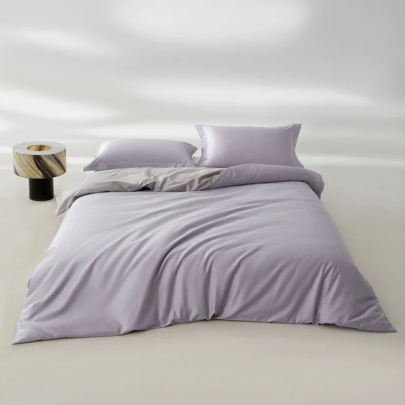 1pc Egyptian Cotton Duvet Cover Solid Color 100% Cotton 800 Thread Count Quilt Cover Korean Minimalist Style Bedding Ultra Soft