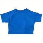 Gym Top for Women Short Sleeve Yoga Crop Top Ribbed Sports T Shirts Clothes Fitness Seamless Workout Tee Sports Tops Activewear