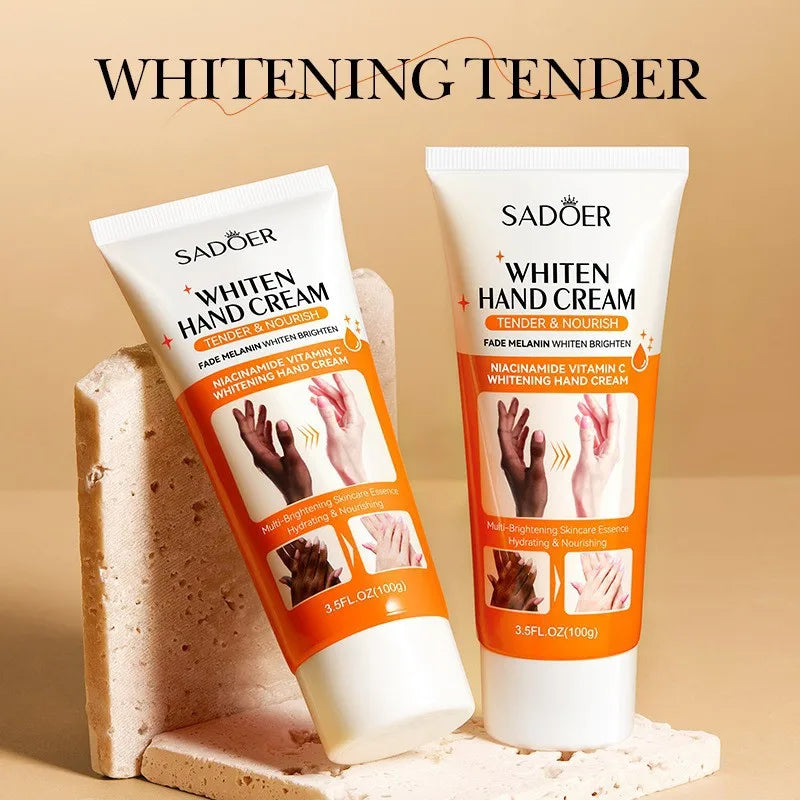 1/2/3pcs SADOER 100g Moisturizing Hand Cream Tender Nourish Non Greasy Brightening Hydrating Beauty Hands Travel Size Skin Care Secondary image