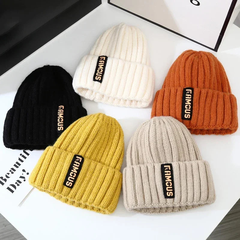 Soft Crochet Knit Beanie Winter Hat for Men Women Unisex Warm Solid Color Cold Cap Fashion Accessory Secondary image