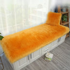Luxury Faux Sheepskin Carpet Modern Living Room Home Decor Imitation Wool Mat Balcony Window Cushion Kids Bedroom Rug White Gray