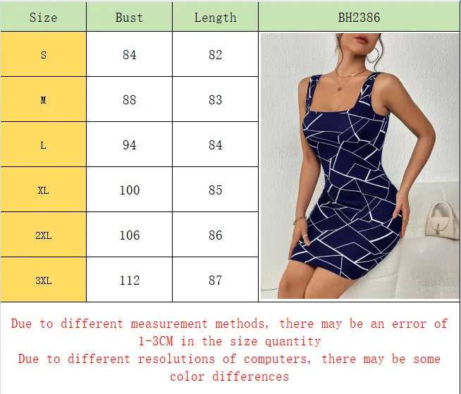 2026 Summer New Arrival: Chic Camisole Dress with Temperament Print for Women – European & American Style, Sexy & Trendy, Body-h