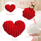 Heart Decorative Throw Pillow Living Room Bedroom Creative Cute Heart Pillow Home Soft Comfort Heart Shape Pillow Decoration
