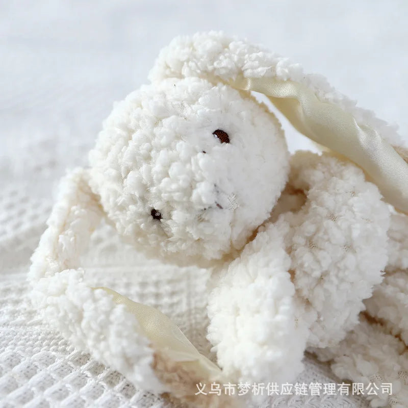 Personalized Embroidery Name Cute Rabbit Organic Cotton Soothing Towel Sleepping Doll for Baby Shower Birth Gift Autumn 2025