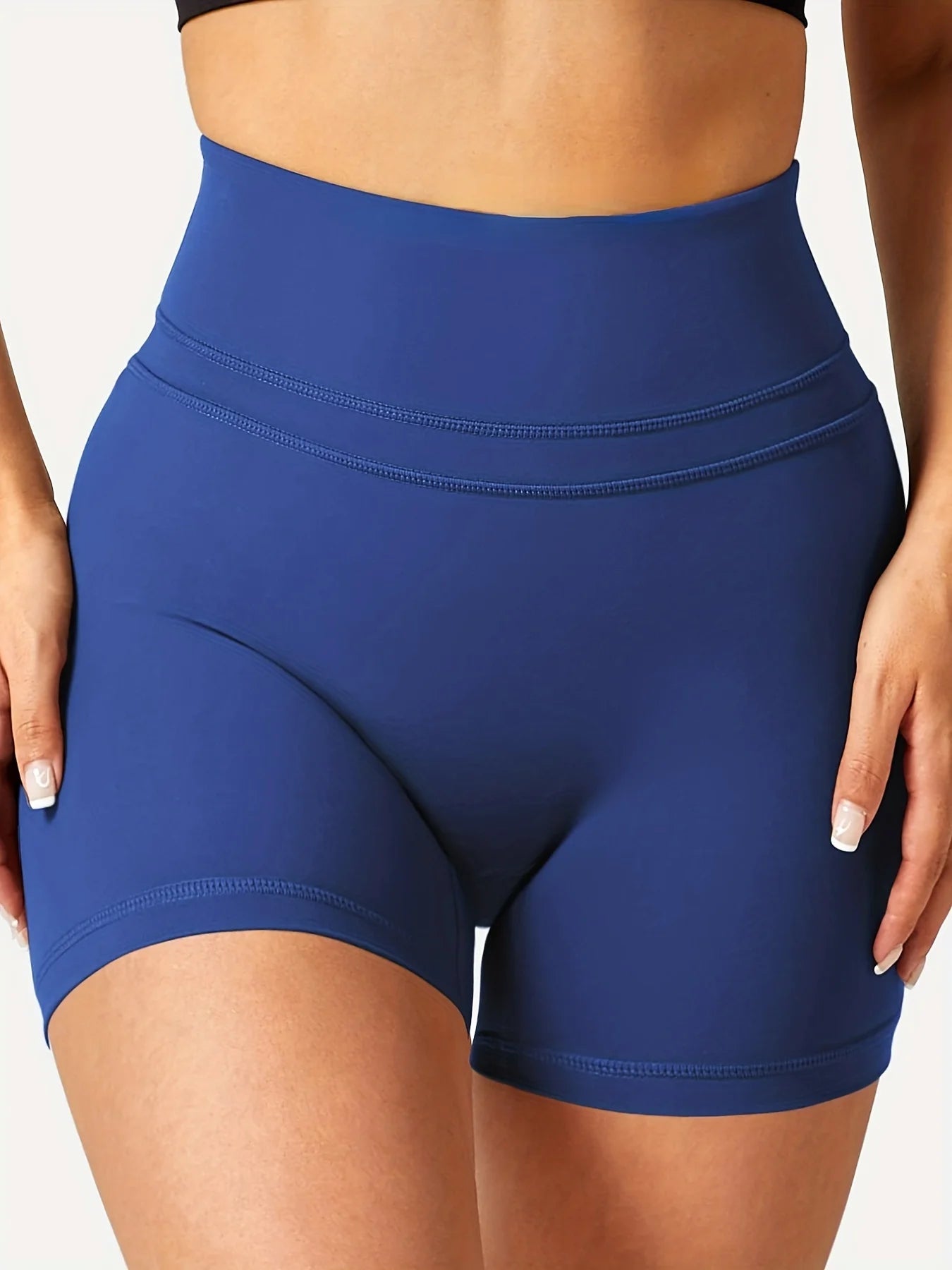 Workout Shorts For Women, High Waist Running Scrunch Gym Yoga Biker Shorts, Women's Activewear