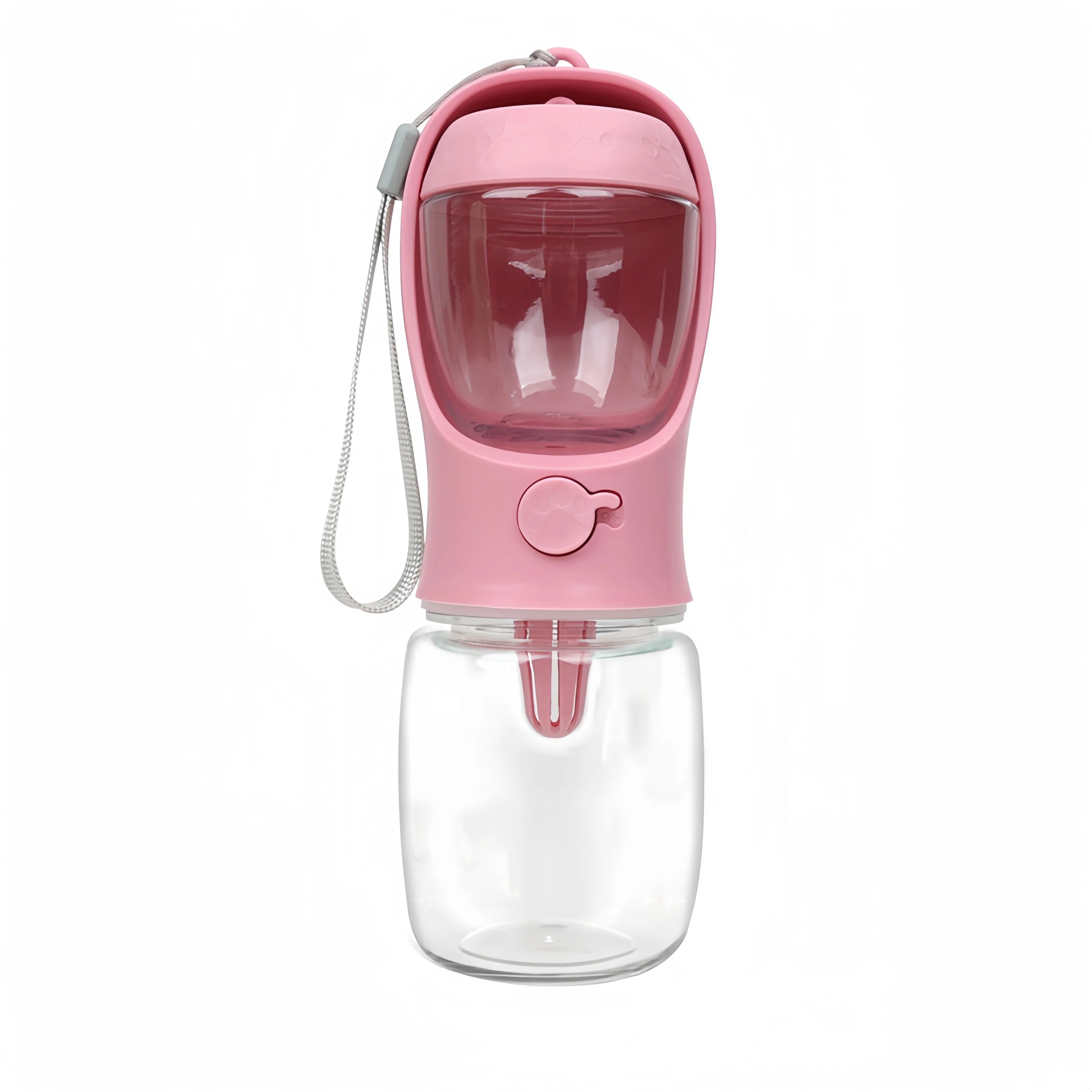 Pets Water Bottle Portable Food Grade Material Dog Cat Travel Pet Water Cup Bottle With Food Dispenser puppy water bottle