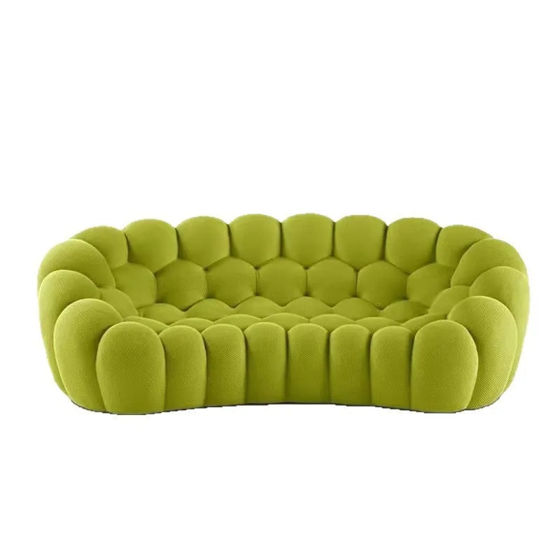 Italian Minimalist French Internet Celebrity Bubble Soccer Cream Styling Sofa Design