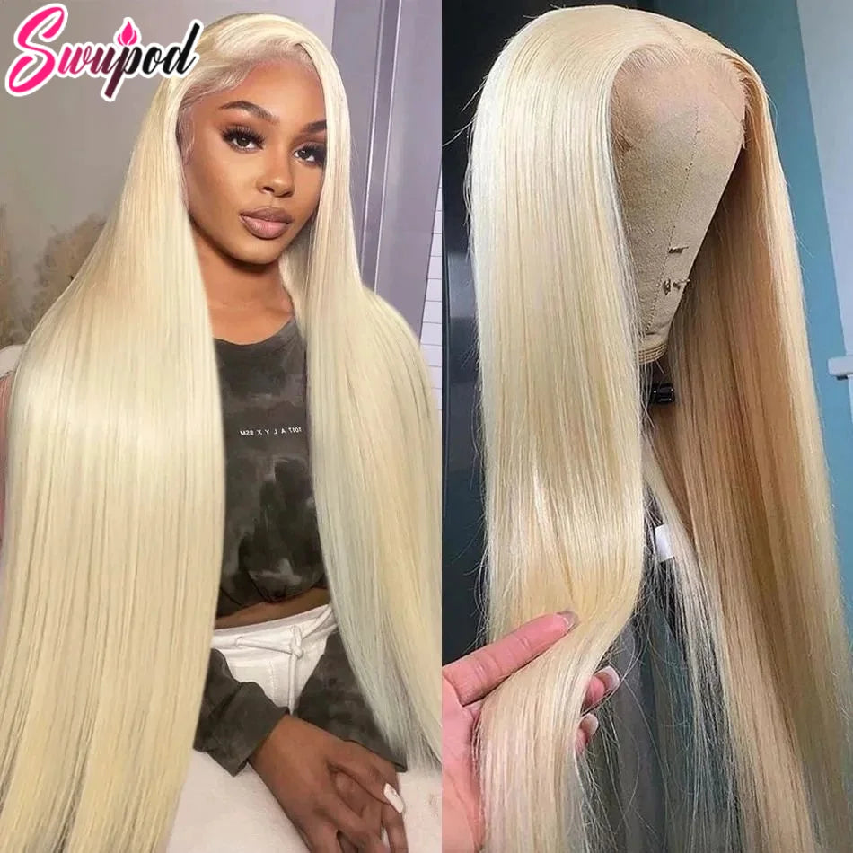 30/36 inch Bone Straight 613 Honey Blonde Hd 360 Full Lace Frontal Human Hair Wigs 13x4 13x6 250% Density Wig Cheap Wigs Glueles Secondary image