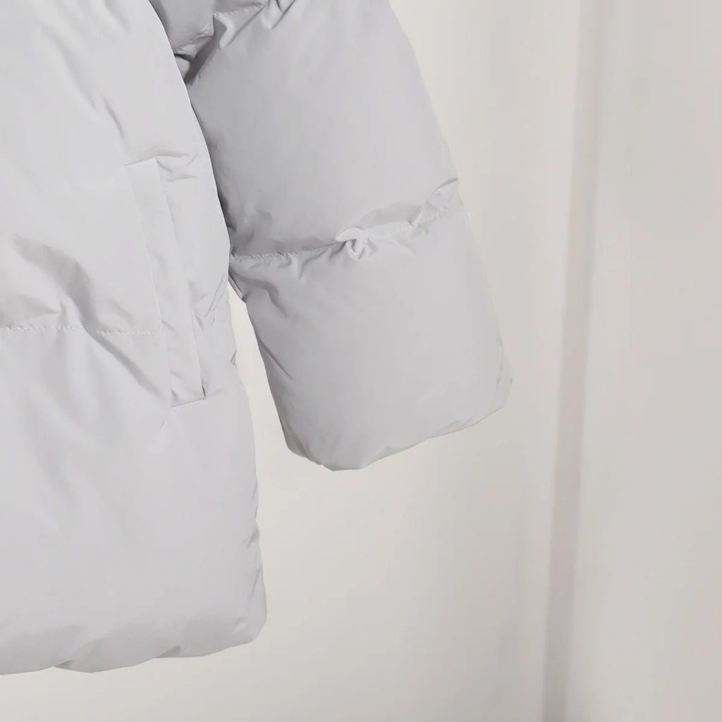 Women Winter Cotton Coat 2025 New Women Loose Cotton Padded Jacket Solid Hooded Parkas Coat Female Puffer Coat Winter Outwear