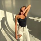Sexy Women Tube Tops Solid Sleeveless Slim Skinny Corset Cropped Top 2026 Summer Casual Elegant Female Strapless Vest