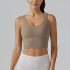 New  Yoga Tank Top Summer Sexy Fitness Yoga  Underwear Women's Sports Bra Push Up Fitness Bra  Running Gym Fitness Tops