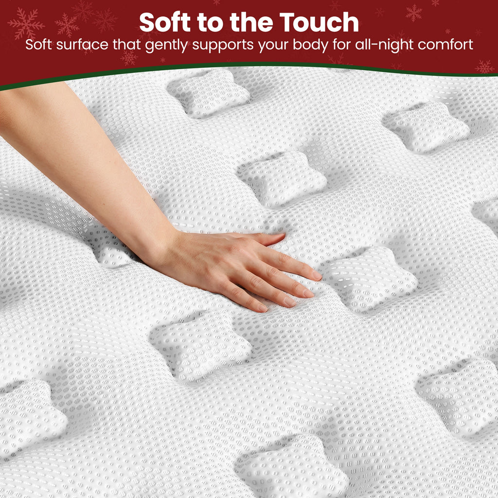 12 Inch Twin Mattress Memory Foam Mattress in a Box - Medium Firm Feel, Cool Sleep & Pressure Relief - CertiPUR-US Certified