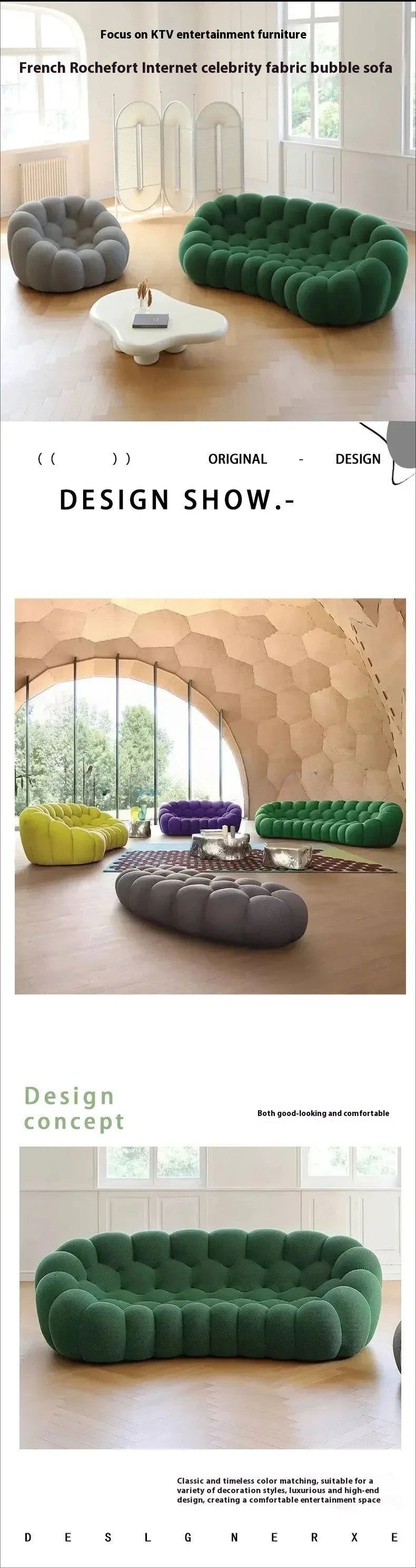 Sofa Cat Claw Fabric Cream Wind Bubble Sofa,sofa set living room furniture sofas for living room sectional sofa home furniture