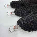 NABI Pre-Separated Crochet Human Hair Bundle Miracle Knots Braiding 14-18inch Water Wave Curly 100% Human Hair for Women