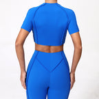 Women Yoga Top No Padded Sport T Shirts Fitness Clothes Short Sleeve Yoga Shirt Gym Top Running Active Wear Sport Tops