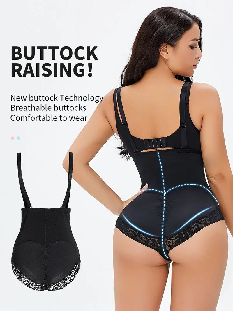 AfuliA Full Body Shaper Fajas Colombianas Reductive Girdles Flat Belly Slimming Belt Waist Trainer Butt Lifter Shapewear Corsets