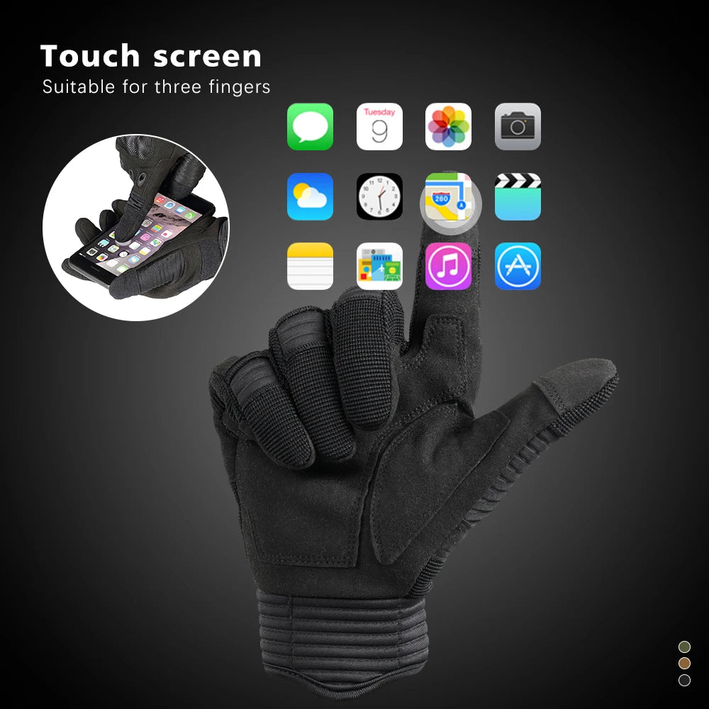 Touch Screen Outdoor Gloves Breathable Sports Hiking Camping Hunting Cycling Work Motorcycle Fishing Anti-skid Protection Gear