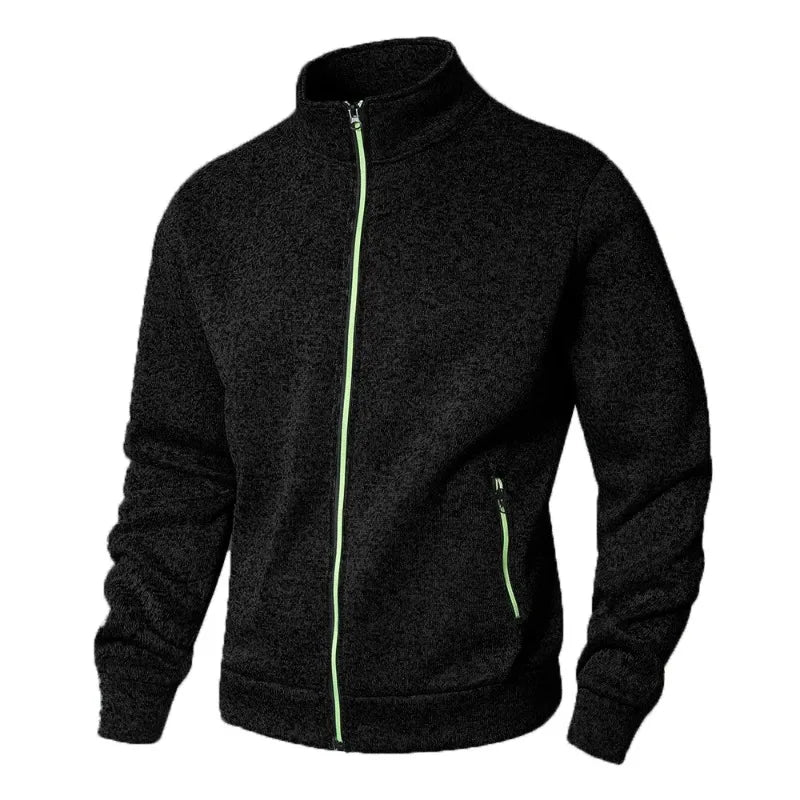 Animal Game Outdoor Men's Casual Sweatshirts Zipper Cardigan Work Jackets Sport Turtleneck Coats Oversize Warm Cycling Jerseys
