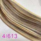 Ombre Straight Bulk Braiding Hair 100% Brazilian Virgin Remy Human Hair Extensions 613 Blonde Color Natural Hair Piece