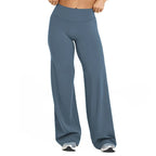 NCLAGEN Straight-Leg Pants Ultra Soft Butter Fabric Women's Mid-Waist Yoga Pants GYM Naked Feel Pilates Running Sport Trousers