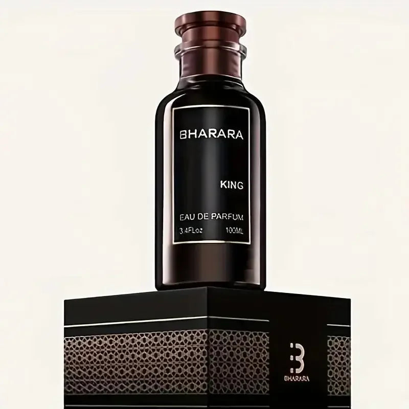 Bharara King Eau de Parfum 3.4oz/100ml Woody Spicy Fragrance for Men with Travel Spray Secondary image