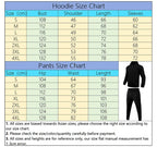 Men's Tracksuit Printing Casual Hoodies Sweatshirts Outfits Outdoors Gym Sports Jogging Clothing Autumn Winter Fitness 2 Pcs Set