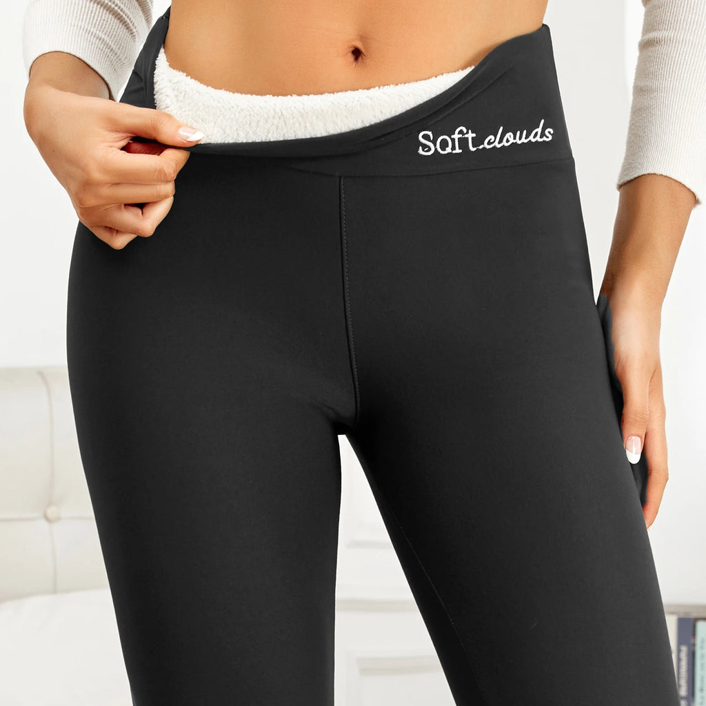 High Waist Winter Leggings – Thick Velvet Warm Pants
