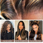 1B/30 Ombre Highlight Lace Front Wigs Human Hair 13x6 Body Wave Wig Human Hair 13x4 Transparent Lace Frontal Wigs For Women