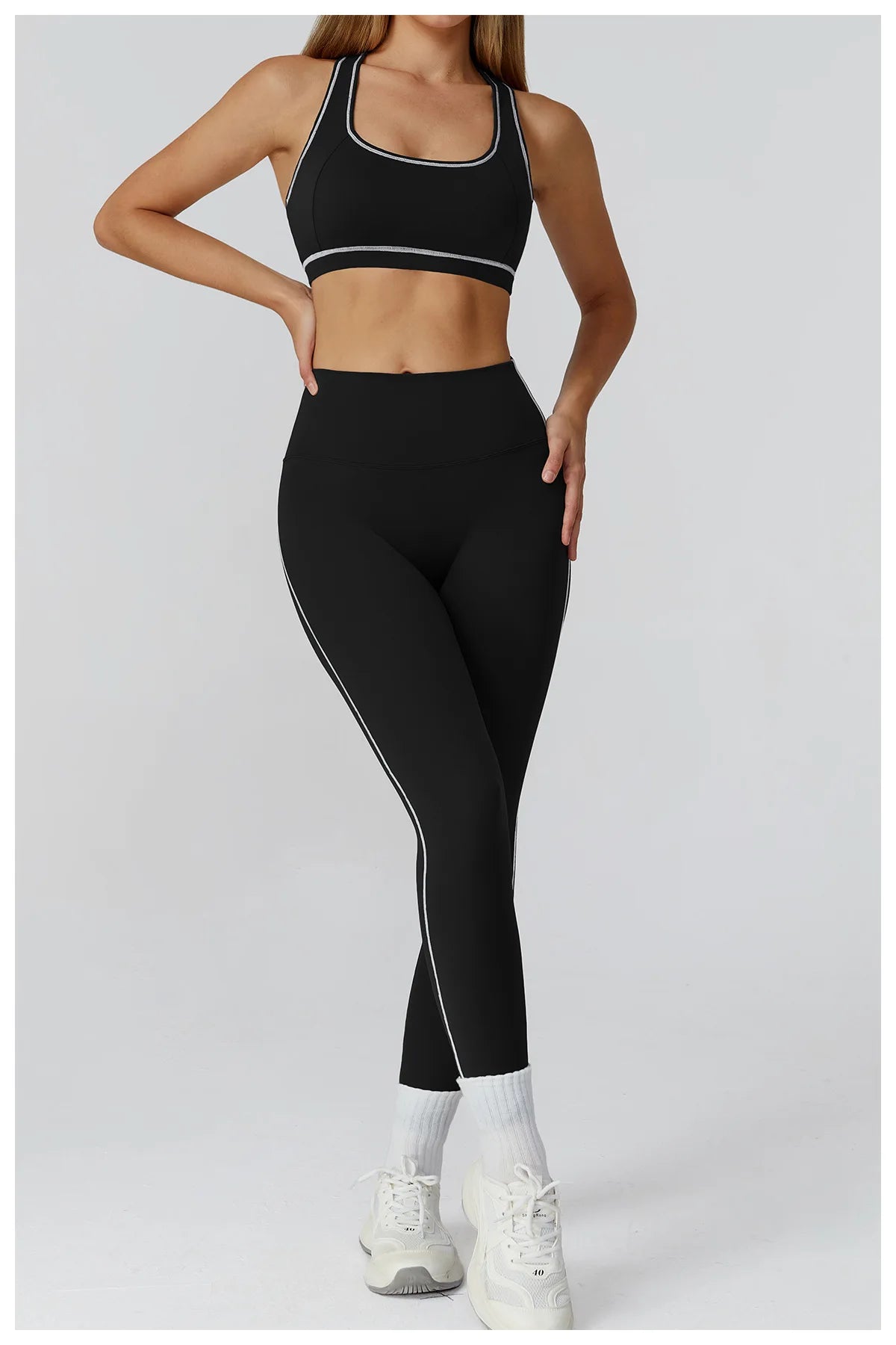 Yoga Set 2/3PCS Sports Outfits Women Clothes Fitness Tracksuit Gym Legging Workout Long Sleeved Female Bra Yoga Suit Sportswear