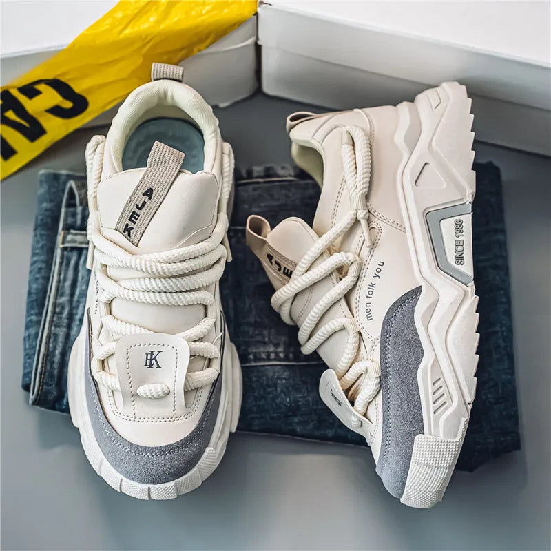 Men's Sports Casual Shoes - Comfortable Trendy for Hiking Training Skateboarding