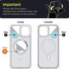 Transparent Magnetic Soft Phone Case For iPhone 17 Air 16 15 14 Plus 13 12 11 Pro Max Wireless Charge Magsafe Shockproof Cover