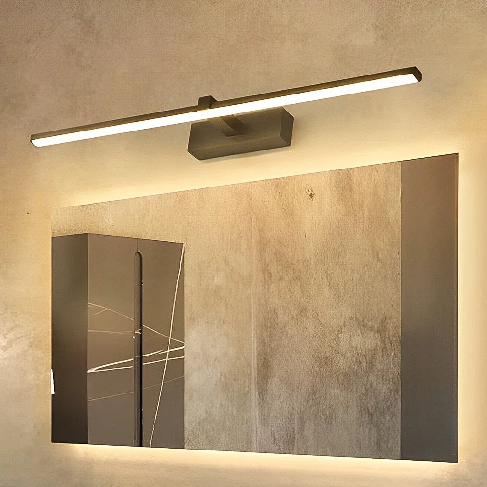Modern LED Wall Light Bathroom Hardwares Wall Lamp Three Colors Lights Aluminum Led Bathroom Bath Mirror Line Lamp Make Up light Main image
