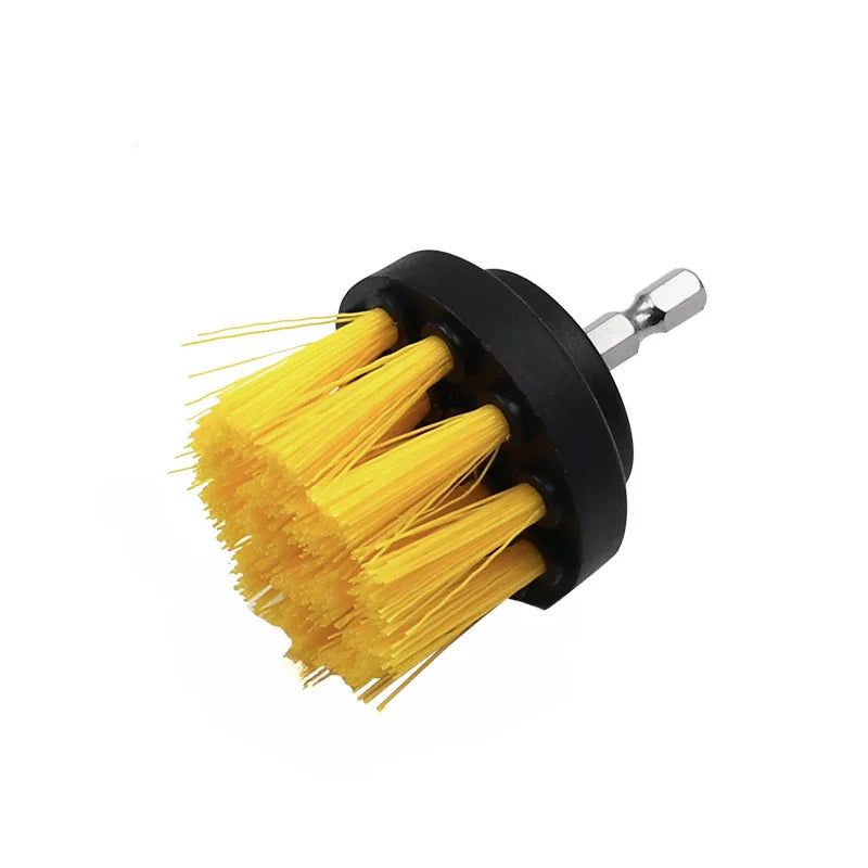 Electric Scrubber Brush Drill Attachment Kit Power Cleaning Brushes For Carpet Glass Auto Tires Nylon Bristle Heads 2 3.5 4 Inch