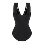2026 Swimwear Women’s V-Neck One-Piece Swimwear with Skirt Set – Sexy Beachwear Holiday Bathing Suit for Vacation Outfit Dress