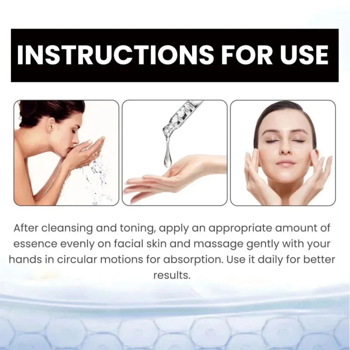 Collagen+Vitamin E Face essence Moisturizing and Oil Control Acne Relapses in the Future and Brightens Skin Secondary image