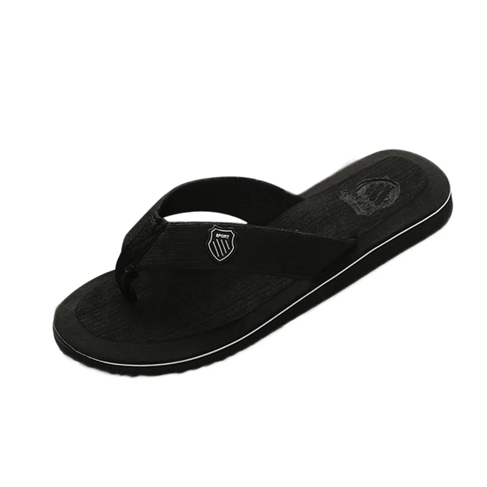 Men'S Flip Flops Simple Men'S Flip Flops Lightweight Casual Slippers Non-Slip Clip Foot Beach Vacation Seaside Play Comfortable
