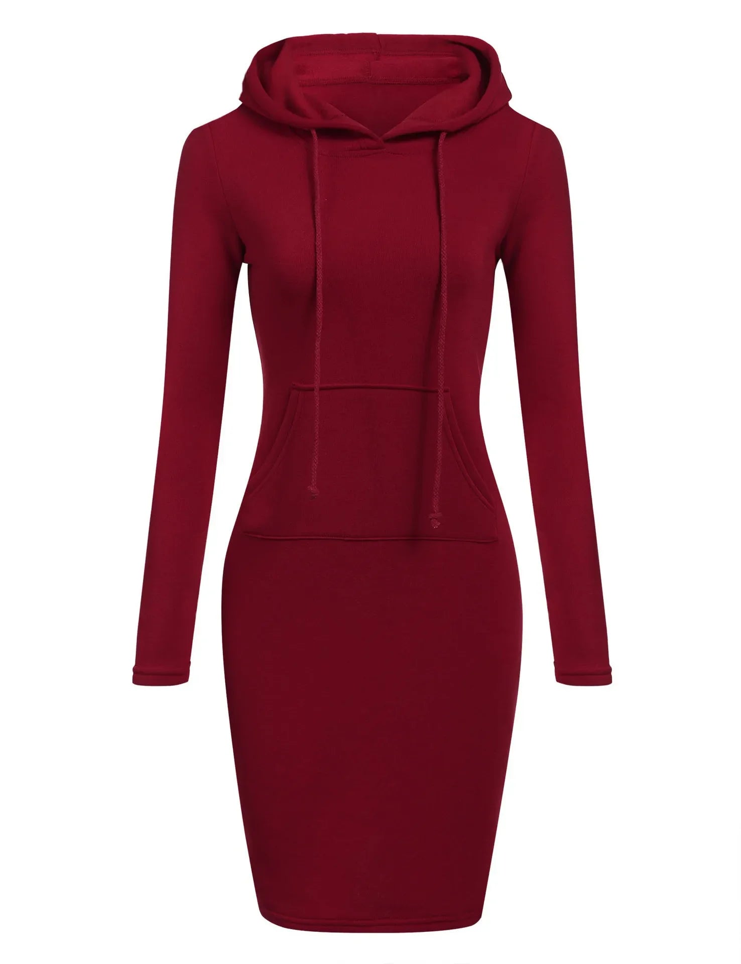 Autumn - Ready Ladies Hooded Dresses Blending Hoodie and Sweatshirt Elements for Fashionable Women's Wardrobe