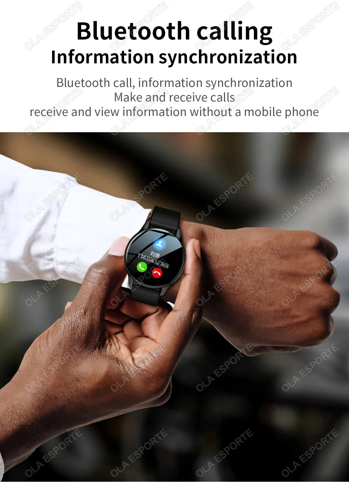 Xiaomi Women Bluetooth Call Smart Watch HeartRate Blood Pressure Monitoring Smartwatches Waterproof Men Smartwatch Android IOS