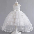 elegant dress for girls Wedding Party Dresses for Girls Bridesmaid Dress Formal  Long Gown Tailing Gala Birthday Pageant Prom Go