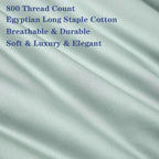 1pc Egyptian Cotton Duvet Cover Solid Color 100% Cotton 800 Thread Count Quilt Cover Korean Minimalist Style Bedding Ultra Soft